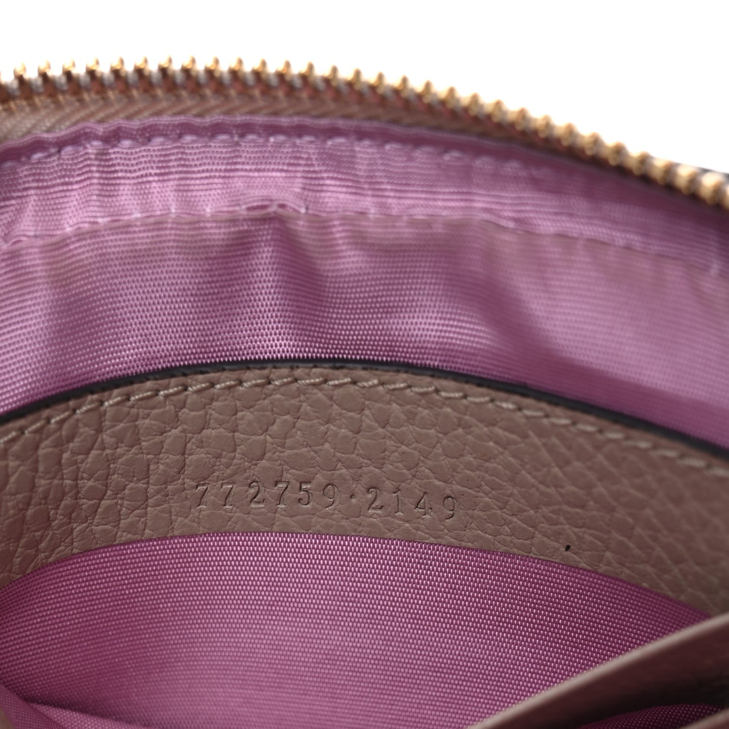 Dollar Calfskin Super Mini GG Marmont Chain Shoulder Bag Beige