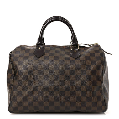 Louis Vuitton Damier Ebene Speedy 30 1 of 12