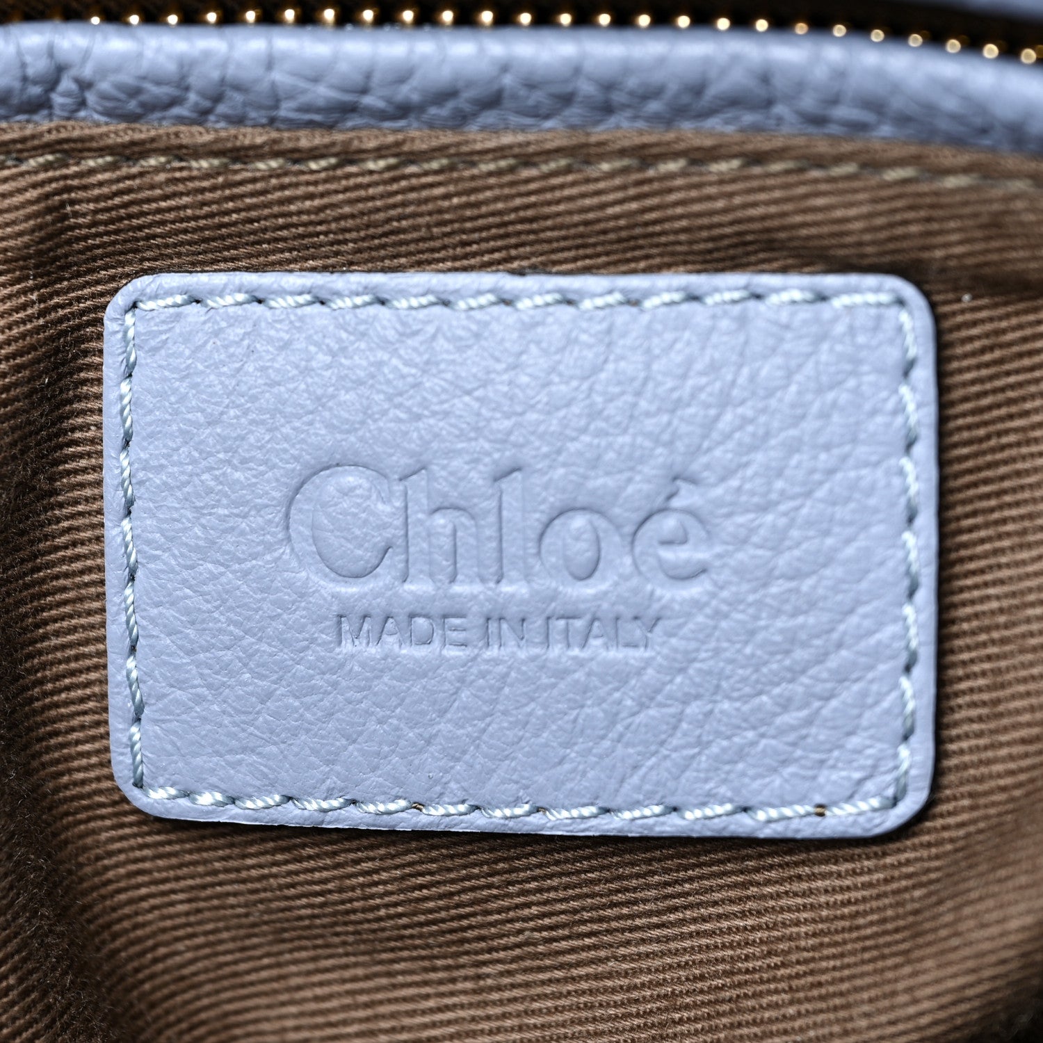 Chloe Calfskin Small Marcie Satchel Washed Blue 6 of 14