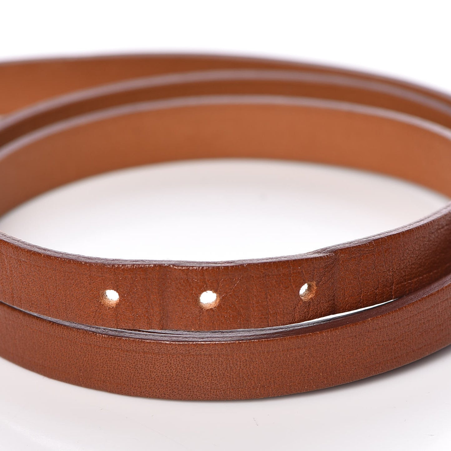 Barenia Hapi 3 MM Triple Tour Bracelet Fauve