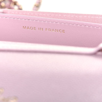 Chanel Caviar Quilted Coco Candy Card Holder On Chain Light Pink 6 of 11