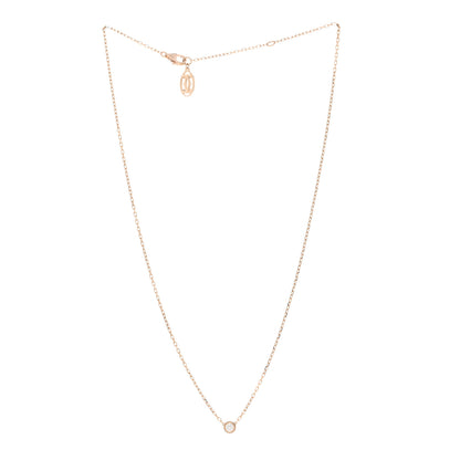 Cartier 18K Pink Gold Diamond SM D'Amour Pendant Necklace 3 of 4