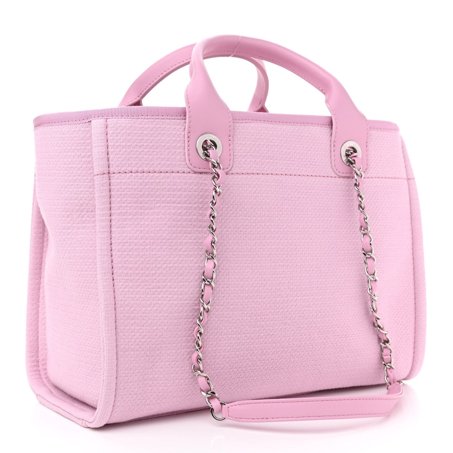 Mixed Fibers Small Deauville Tote Pink
