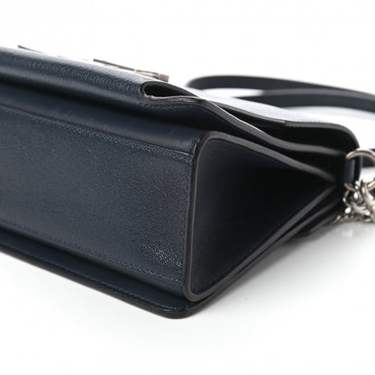 Givenchy Goatskin Small GV3 Shoulder Bag Dark Blue 7 of 9