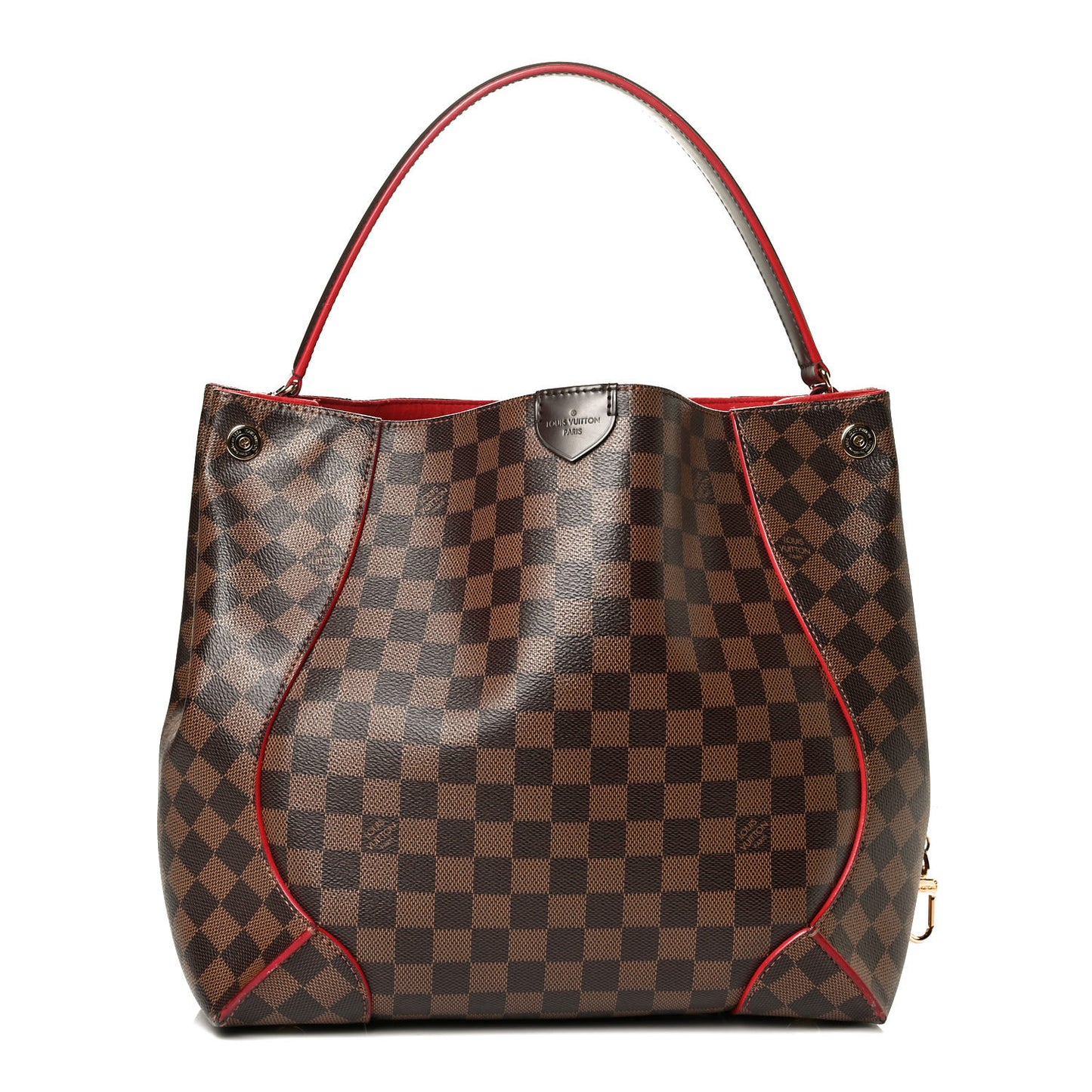 Damier Ebene Caissa Hobo Cherry
