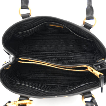 Prada Tessuto Nylon Soft Calf Small Tote Black 5 of 12