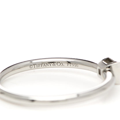 Tiffany Platinum Diamond .16ct Bezet Ring 53 6.25 5 of 6
