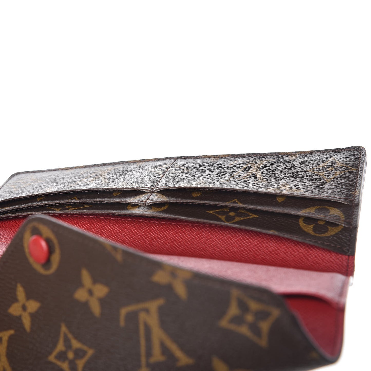 Monogram Josephine Wallet Red