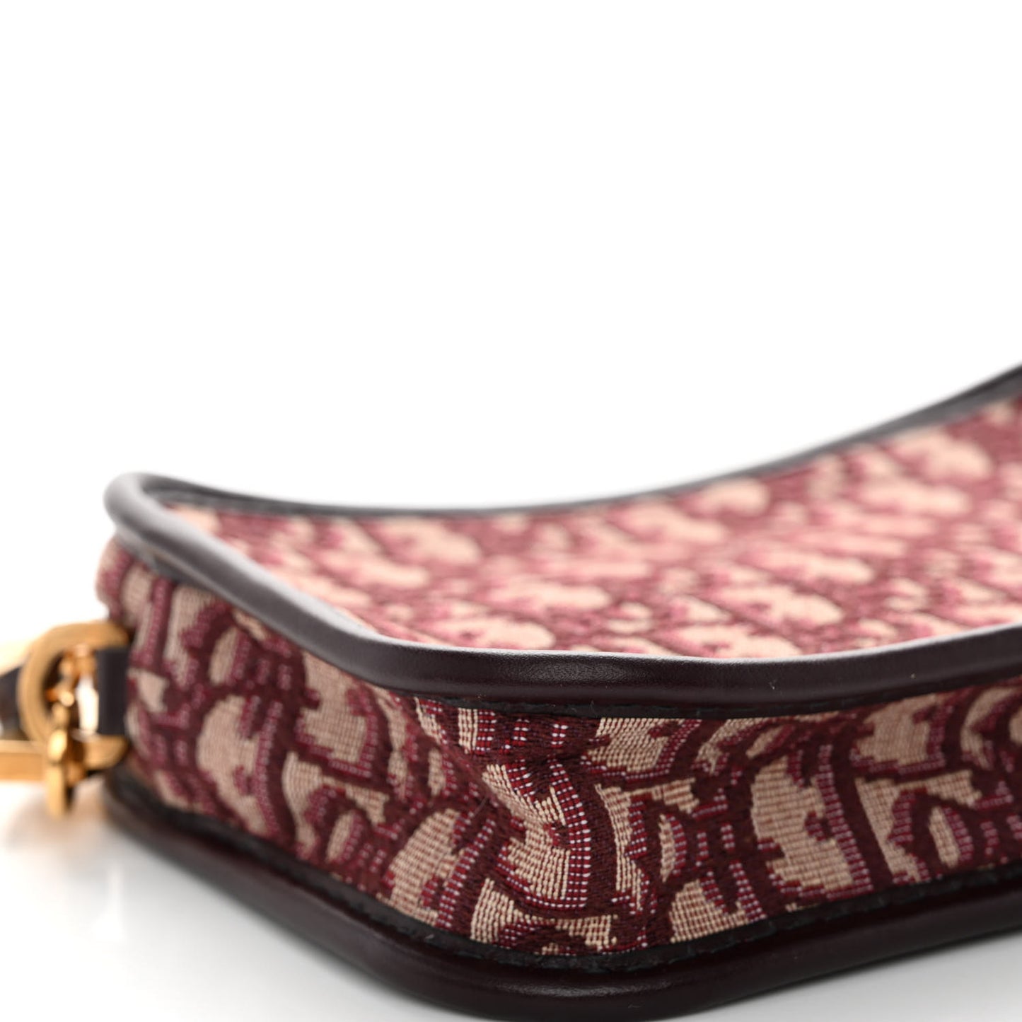 Oblique Diorquake Clutch Burgundy