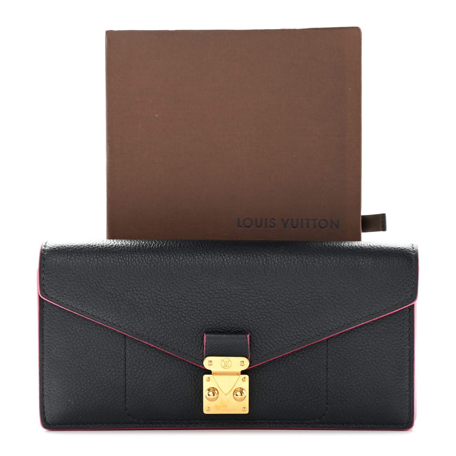 Louis Vuitton Veau Cachemire Dauphine Wallet Cobalt Fuchsia 20 of 20