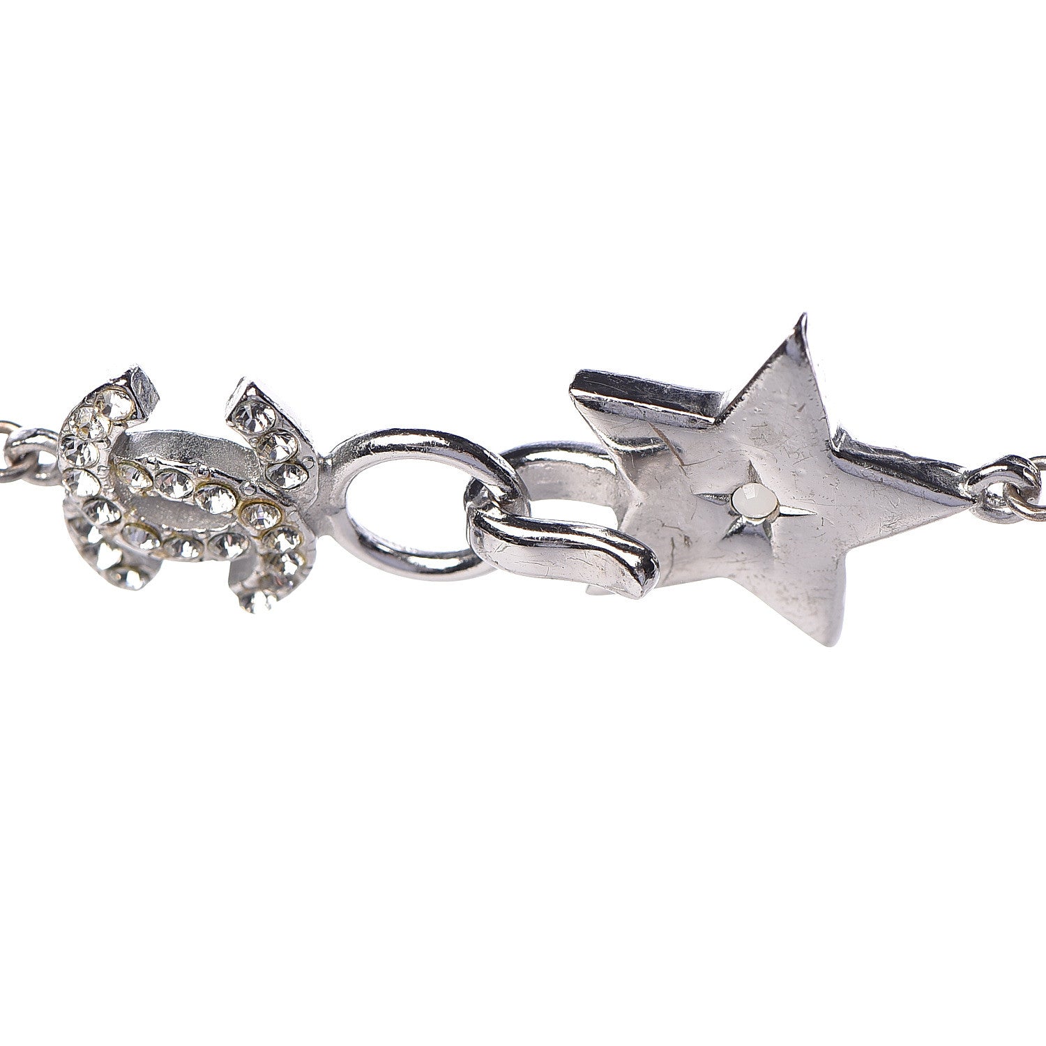 Chanel Pearl CC Star Long Necklace Gold 11 of 12