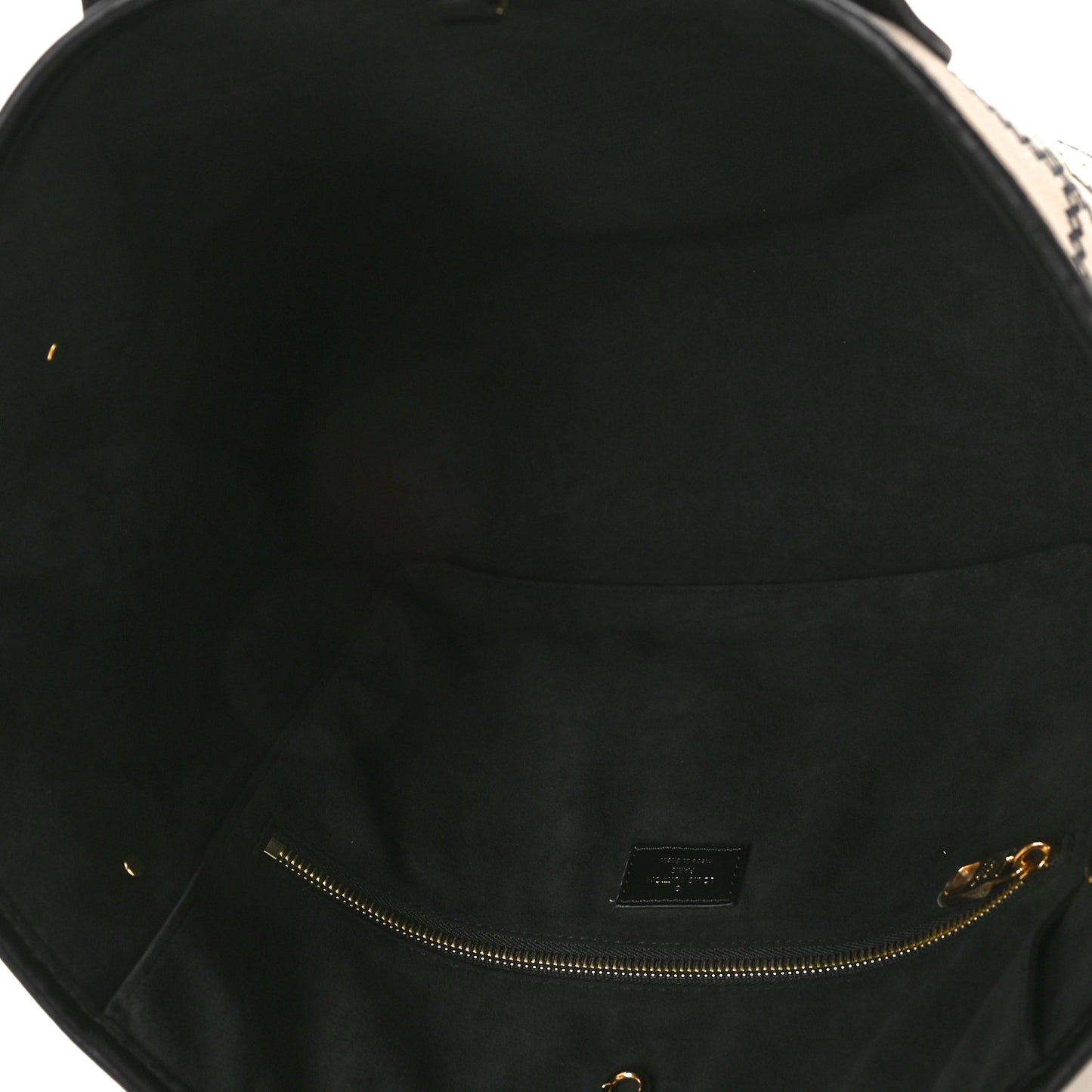 Empreinte Monogram Giant Broderies Neverfull MM Cream Black