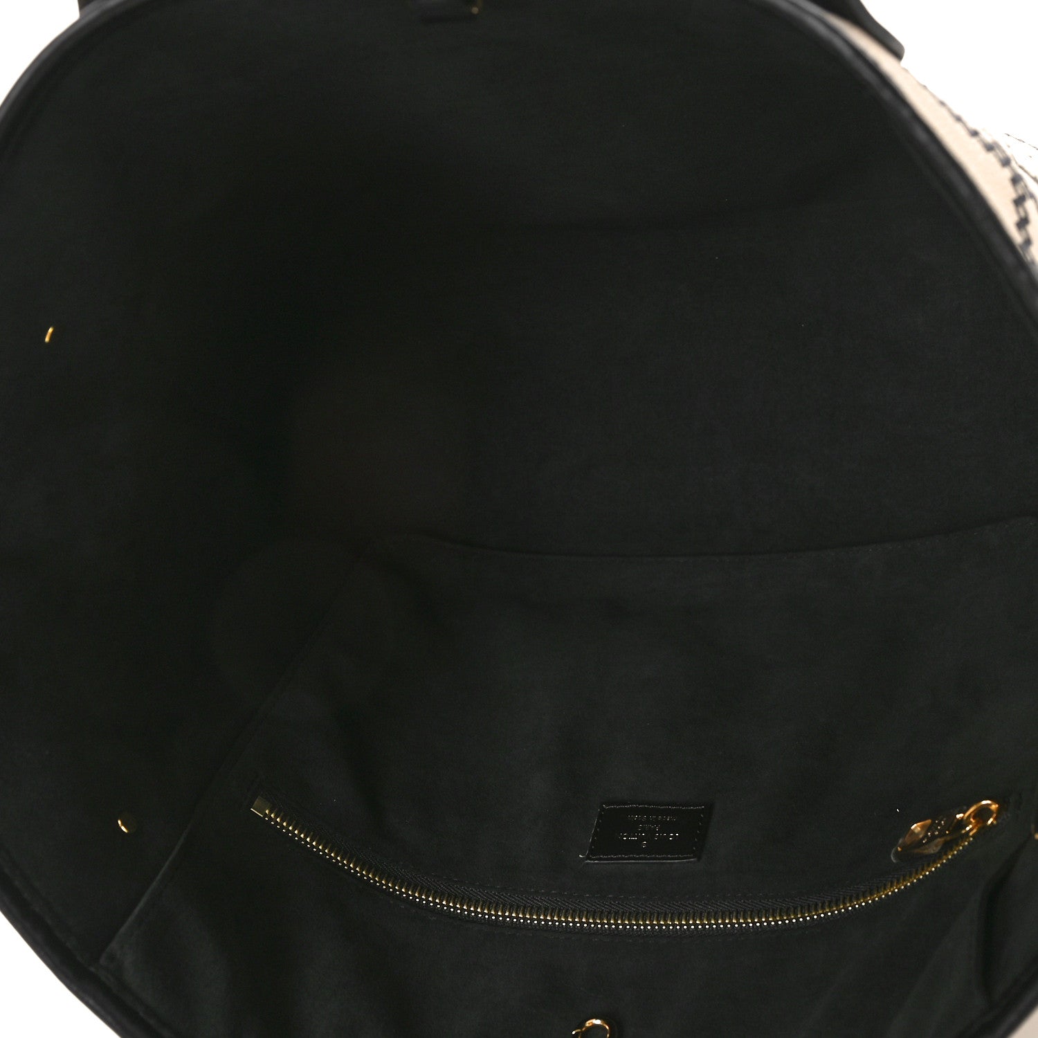 Louis Vuitton Empreinte Monogram Giant Broderies Neverfull MM Cream Black 6 of 9