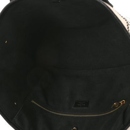 Louis Vuitton Empreinte Monogram Giant Broderies Neverfull MM Cream Black 6 of 9