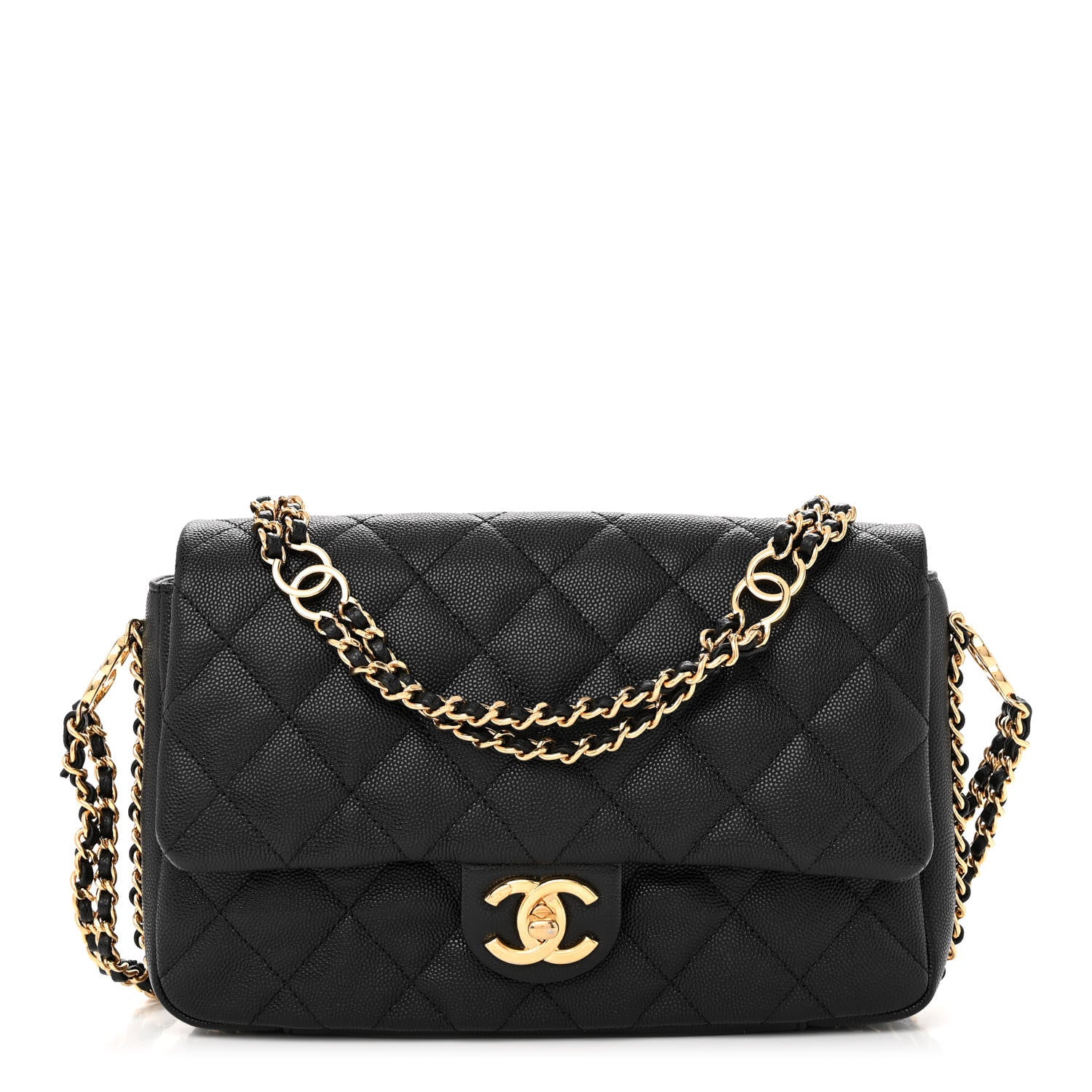 Chanel Caviar Quilted Small CC You Flap Black 1 of 10