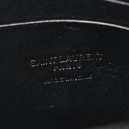 Saint Laurent Grain De Poudre Matelasse Monochrome Monogram Mini Lou Camera Bag Black 6 of 9