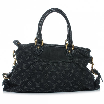 Louis Vuitton Denim Neo Cabby MM Black 1 of 7
