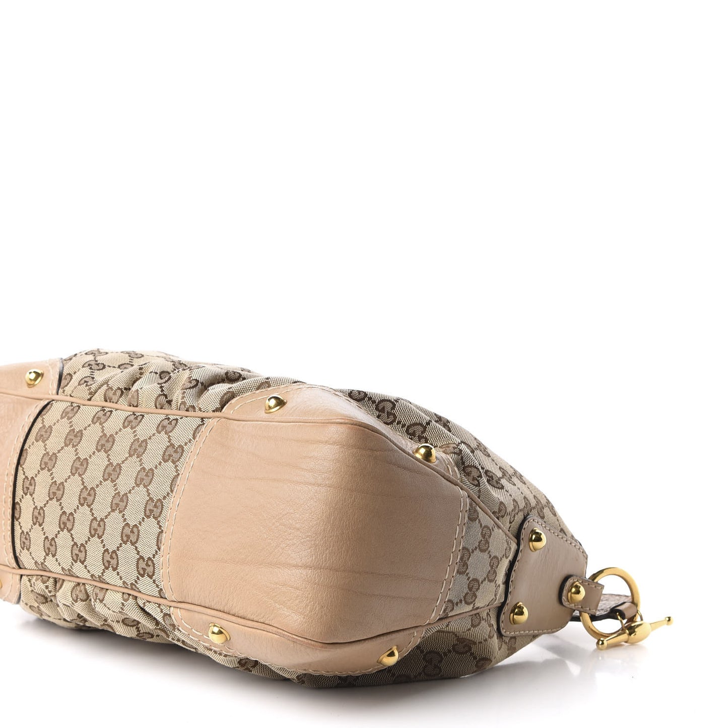 Monogram Medium Jockey Hobo Beige