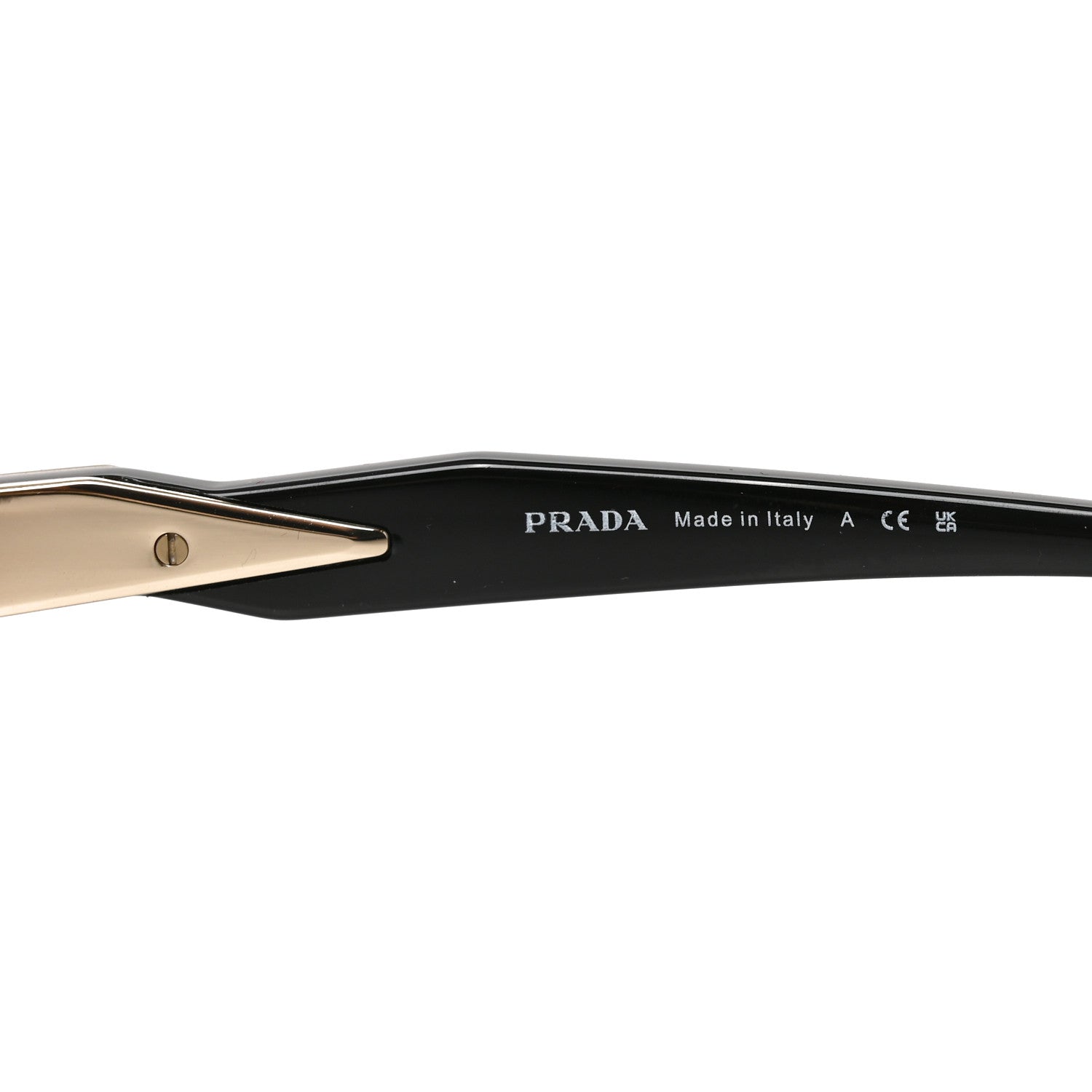 Prada Metal Sunglasses SPR65Z Gold Gold 5 of 6