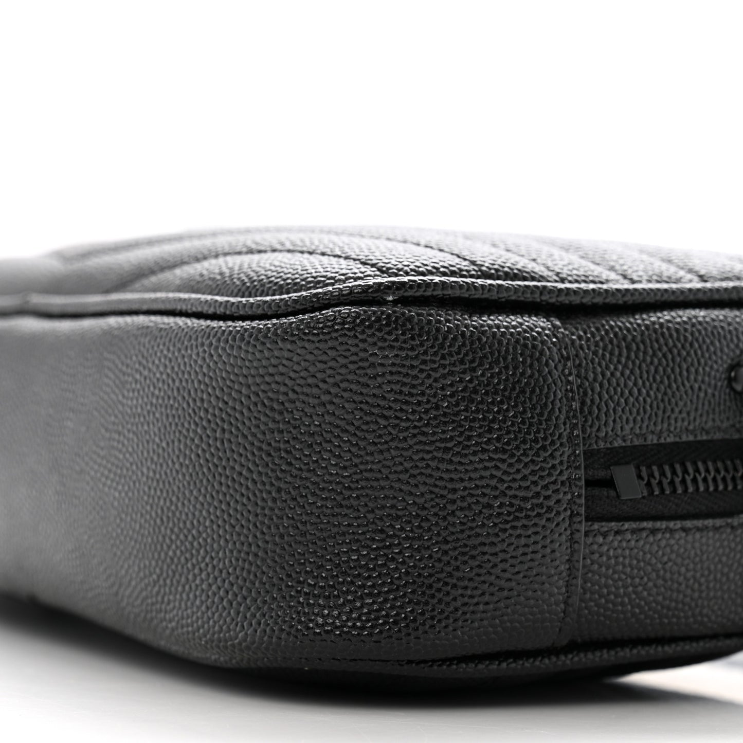 Grain De Poudre Matelasse Monochrome Monogram Mini Lou Camera Bag Black