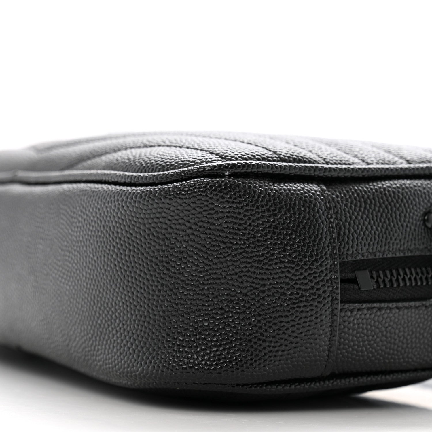 Saint Laurent Grain De Poudre Matelasse Monochrome Monogram Mini Lou Camera Bag Black 10 of 14