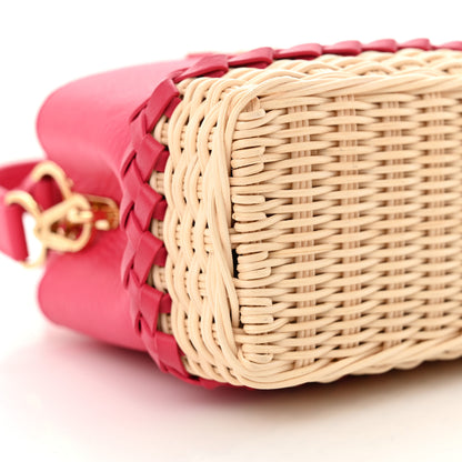 Louis Vuitton Rattan Taurillon Capucines Mini Magenta 7 of 8