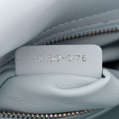Christian Dior Lambskin Cannage Mini Lady Dior Crystal Strap Light Blue 7 of 12
