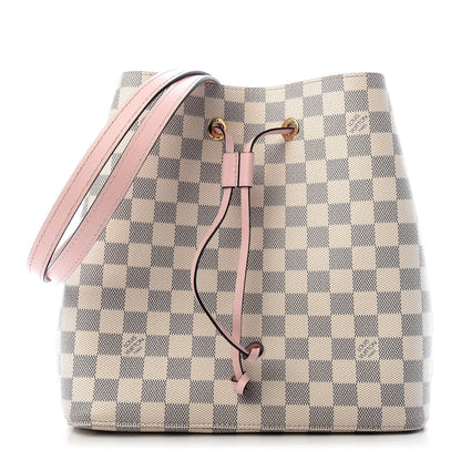 Louis Vuitton Damier Azur Neonoe MM Eau De Rose 1 of 8