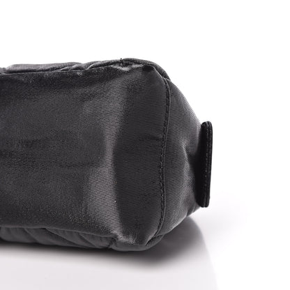 Chanel Coated Canvas Biarritz Cosmetic Cosmetic Case Black 11 of 11