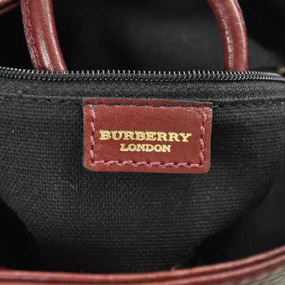 Burberry Leather Haymarket Check Horn Toggle Shoulder Bag 7 of 8