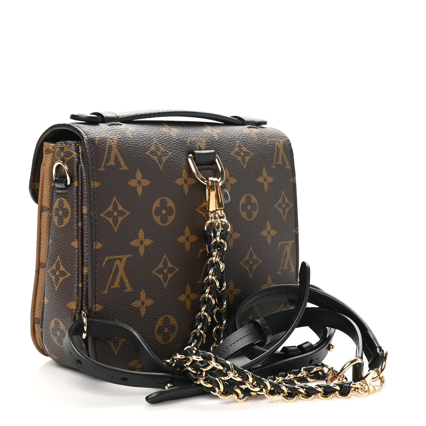 Reverse Monogram Pochette Metis Backpack