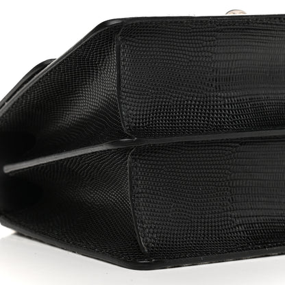 Dolce & Gabbana Chevron Rosalia Shoulder Bag Black White 6 of 9