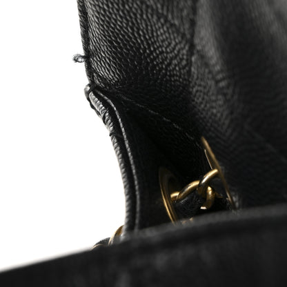 Chanel Caviar Quilted Medium Chanel 25 Handbag Black 13 of 15