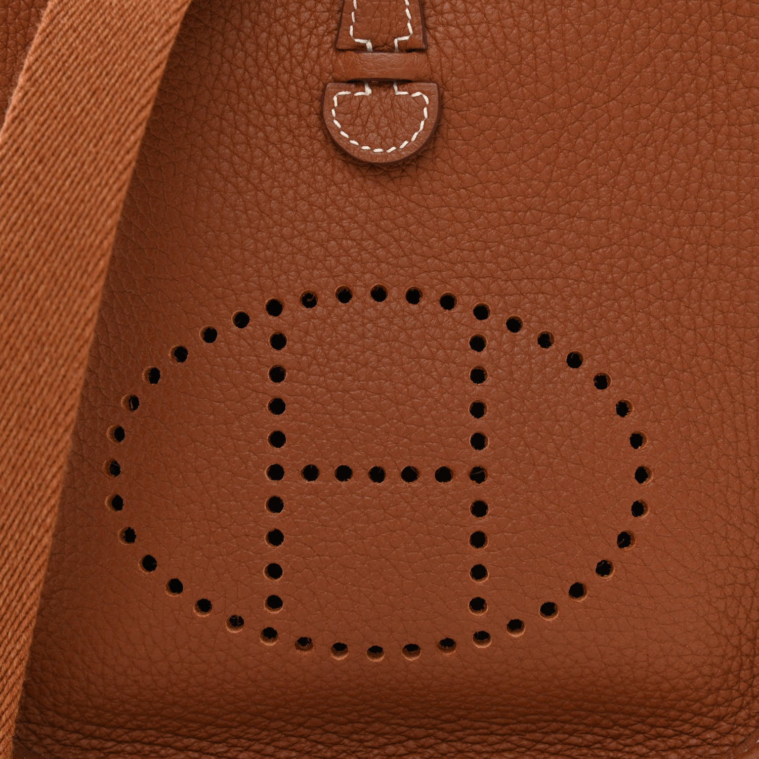 Hermes Taurillon Clemence Evelyne TPM Gold 7 of 10