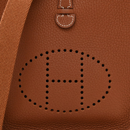 Hermes Taurillon Clemence Evelyne TPM Gold 7 of 10