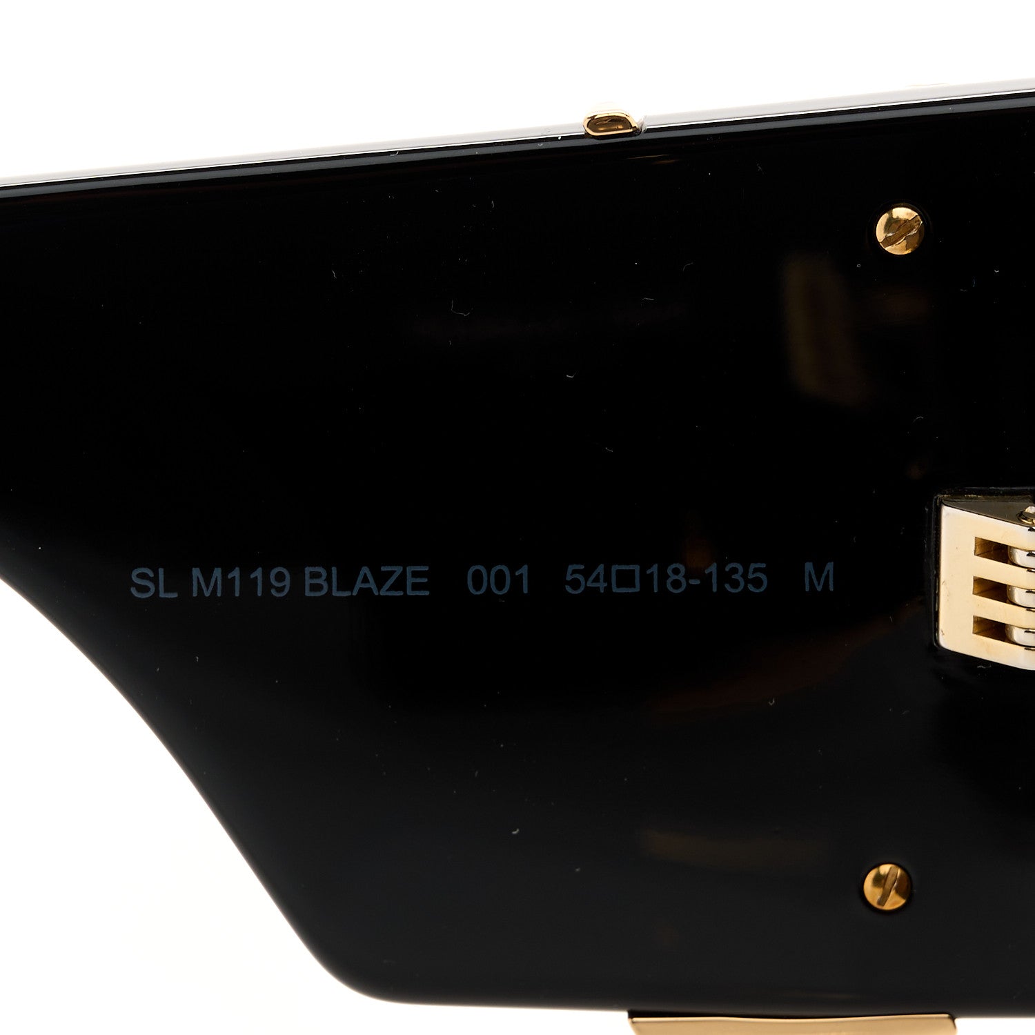 Saint Laurent Acetate Blaze Sunglasses SL M119 Black 5 of 8
