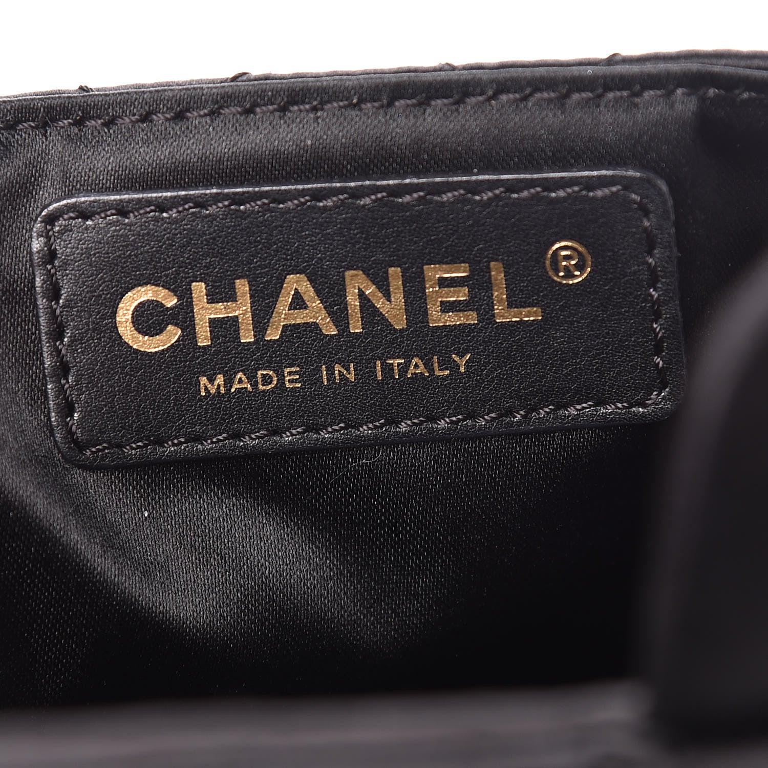 Chanel Satin Quilted Jeweled East West Flap Black 7 of 10