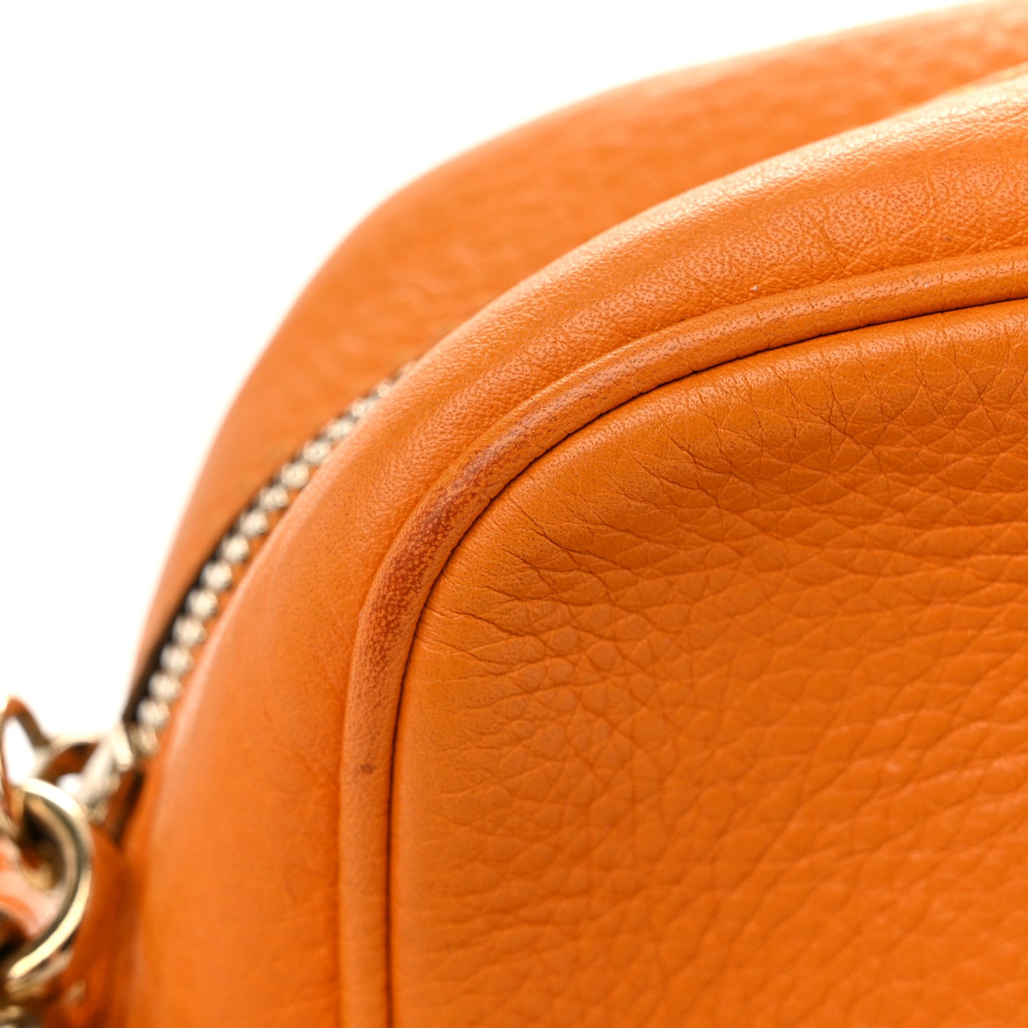 Gucci Pebbled Calfskin Small Soho Disco Bag Curcuma 13 of 14
