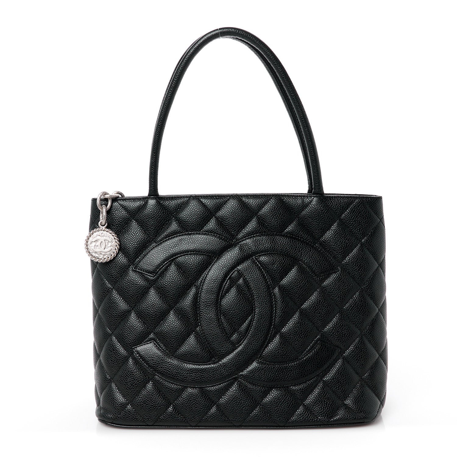 Chanel Caviar Quilted Medallion Tote Black 1 of 11