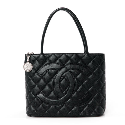 Chanel Caviar Quilted Medallion Tote Black 1 of 11