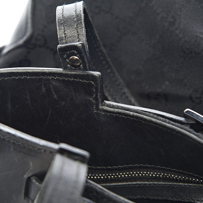 Gucci Monogram Small Bucket Tote Black 8 of 23
