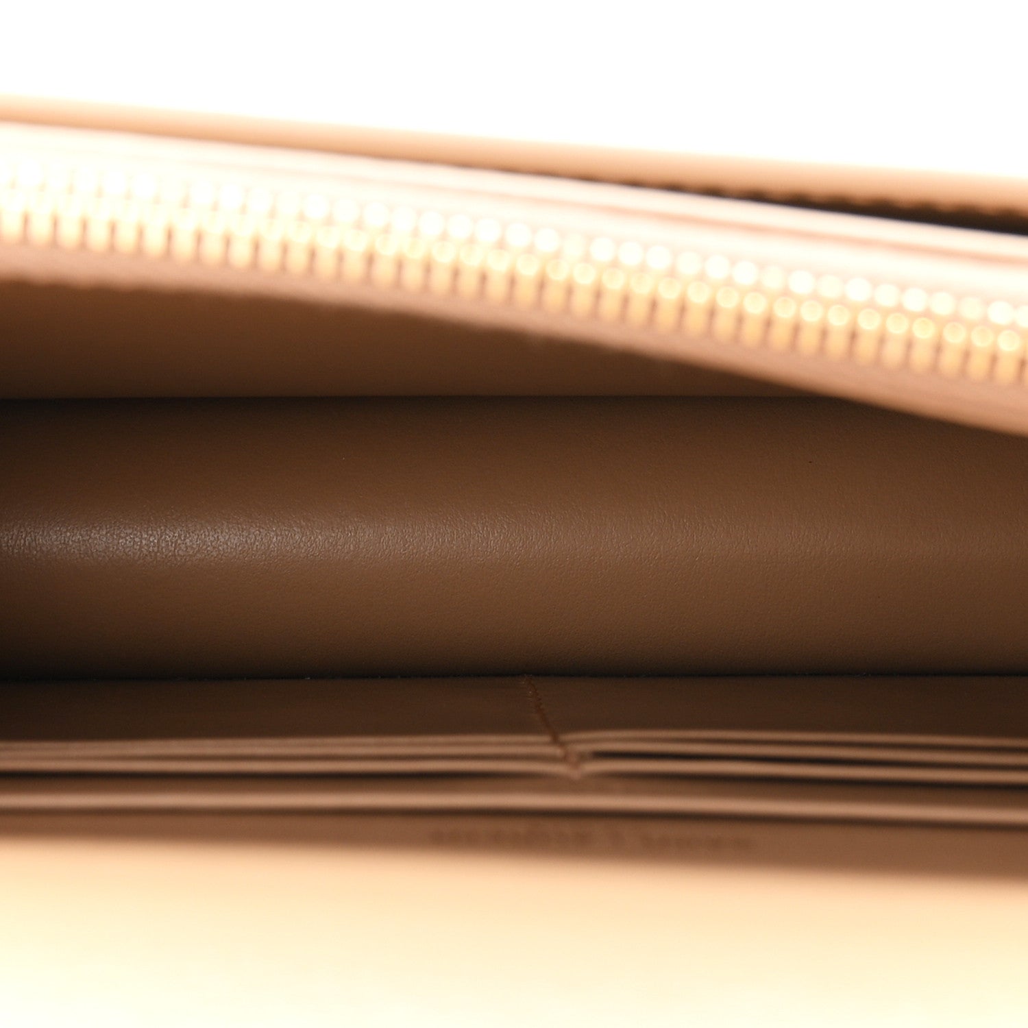 Saint Laurent Calfskin Monogram Sunset Chain Wallet Dark Toffee 5 of 11