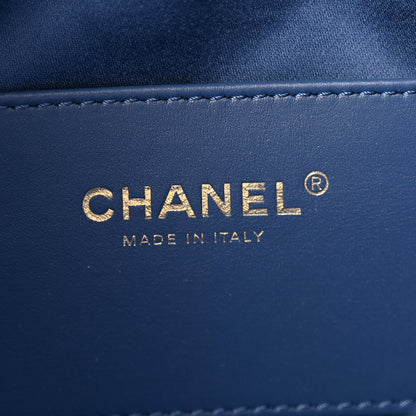 Chanel Washed Denim Quilted Mini Chanel 25 Handbag Blue 6 of 11