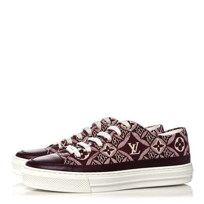 Louis Vuitton Jacquard Since 1854 Stellar Sneakers 37 Bordeaux 3 of 7