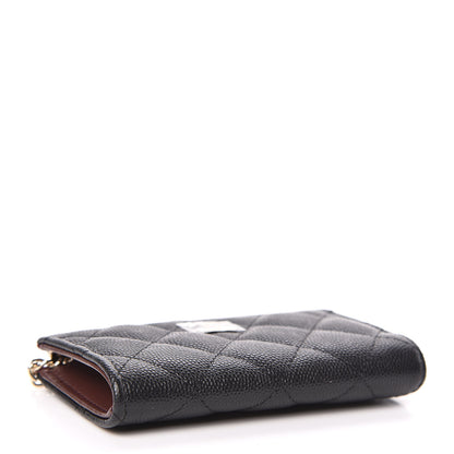 Chanel Caviar Quilted Key Holder Case Black 4 of 8