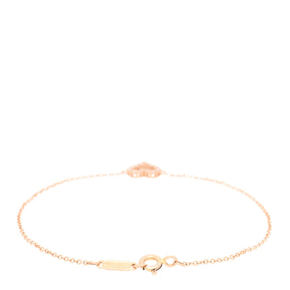 Tiffany 18K Rose Gold Diamond Heart Bracelet 2 of 4