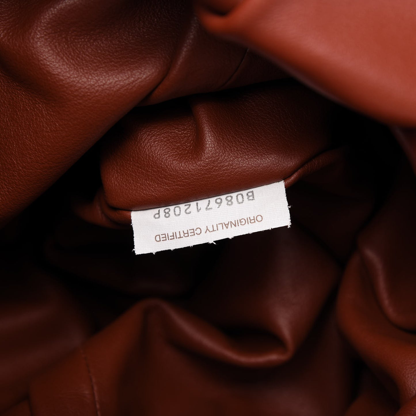 Smooth Butter Calfskin The Shoulder Pouch Rust