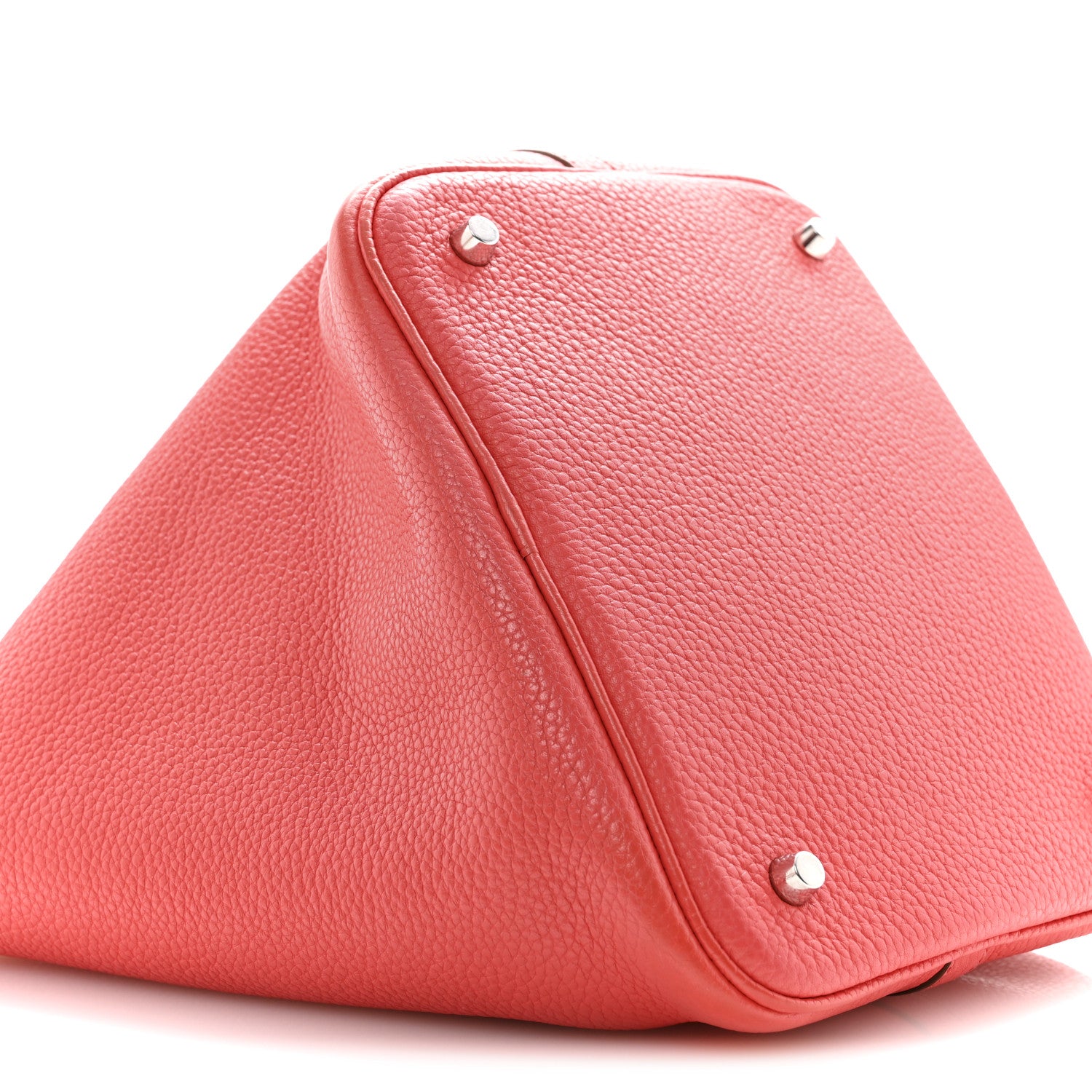 Hermes Taurillon Clemence Picotin Lock 22 MM Rose Jaipur 9 of 13