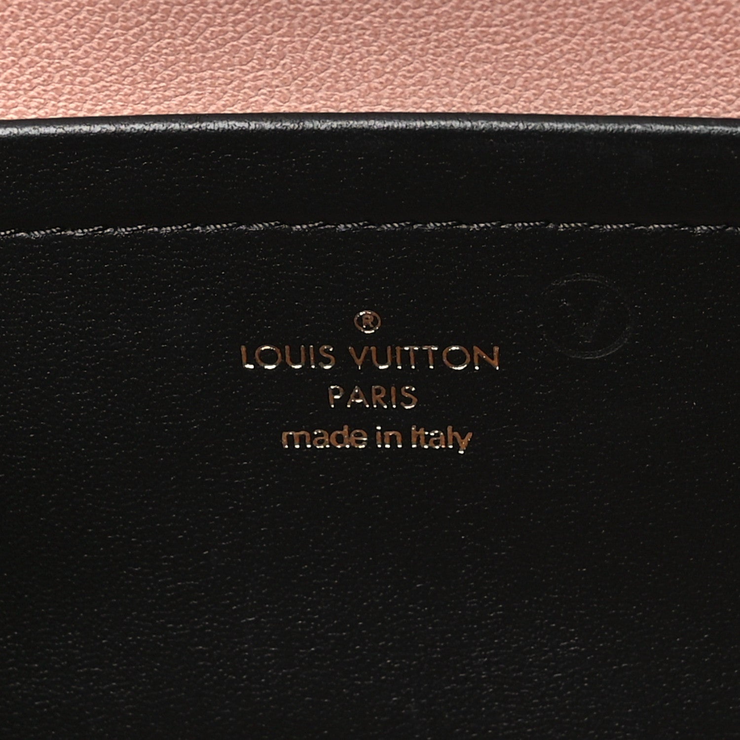 Louis Vuitton Lambskin Embossed Monogram Pochette Coussin Black 6 of 11
