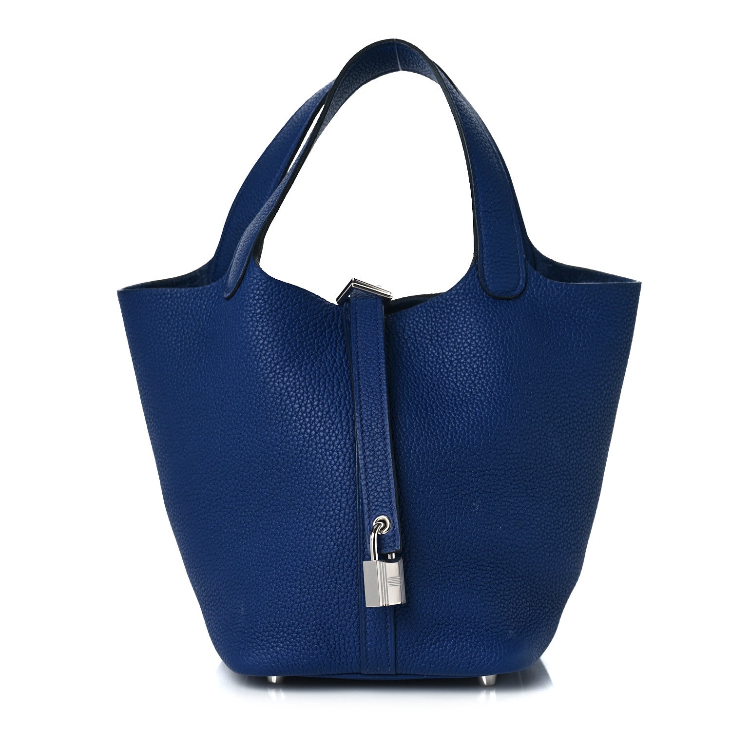 Hermes Taurillon Clemence Picotin Lock 18 PM Bleu Saphir 1 of 9